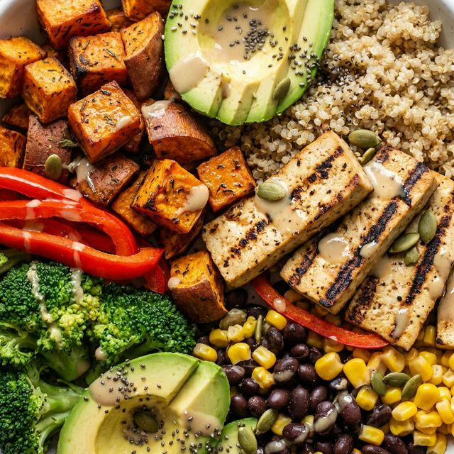 Plato principal fresco top down